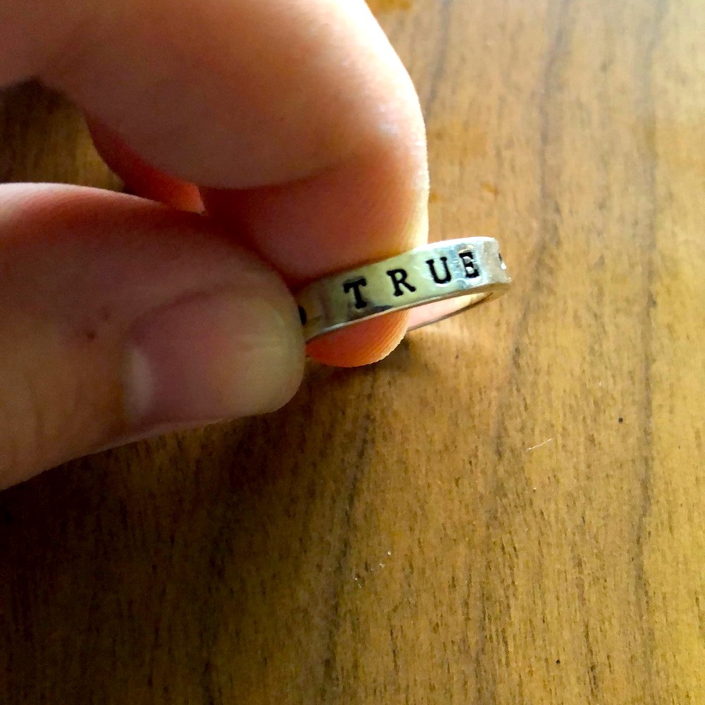 Sterling Silver Purity Ring - image 1